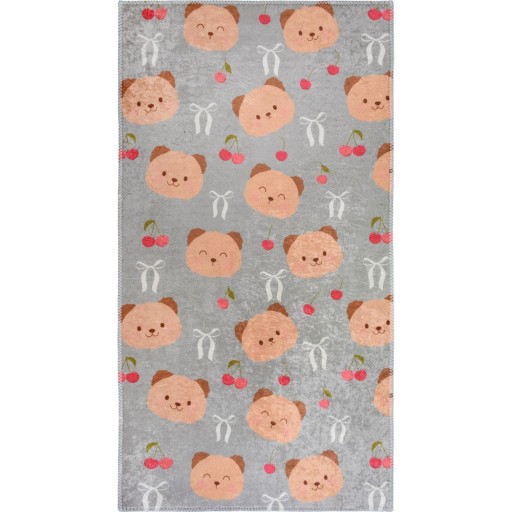 Covor pentru copii gri-maro lavabil 160x230 cm Cute Teddies – Vitaus