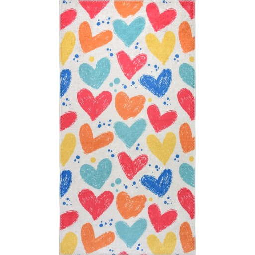 Covor pentru copii lavabil 80x120 cm Hearts of Love – Vitaus