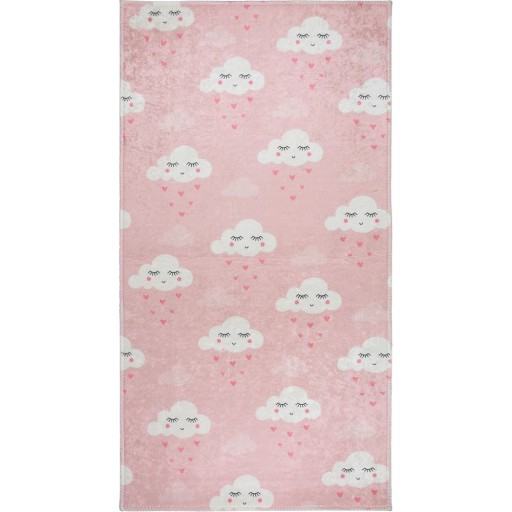 Covor pentru copii roz deschis lavabil 160x230 cm Pink Clouds – Vitaus