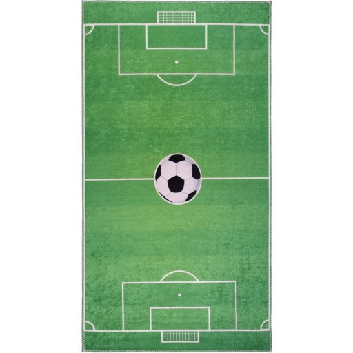 Covor de joacă pentru copii verde lavabil 120x180 cm Soccer Time – Vitaus