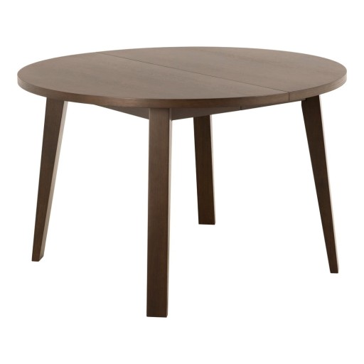 Masă de dining rotundă extensibilă cu aspect de lemn de stejar cu blat suplimentar ø 120 cm A-Line – Actona