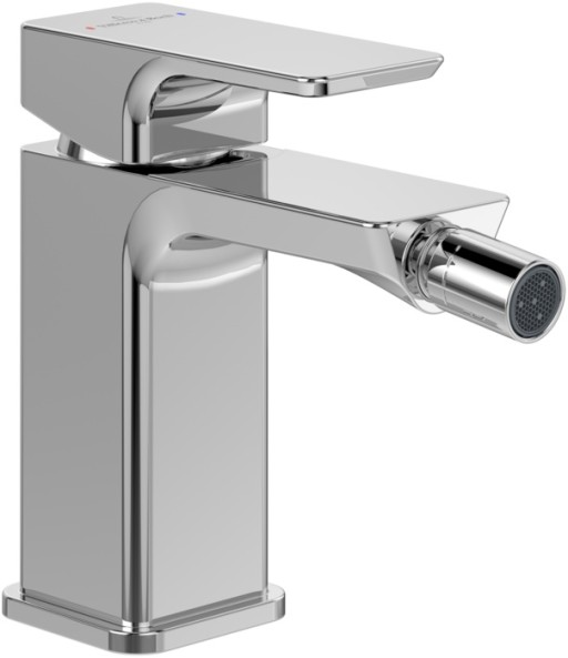 Baterie bideu Villeroy & Boch Subway 3.0  ventil pop-up  crom