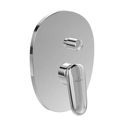 Baterie cada - dus Villeroy & Boch Antao cu montaj incastrat  necesita corp ingropat Vi-Box  crom
