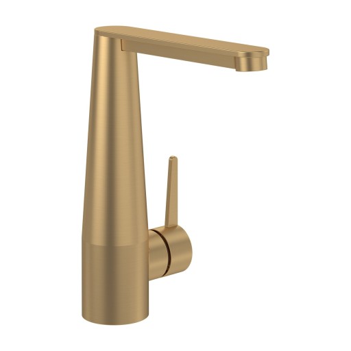 Baterie lavoar Villeroy & Boch Conum  21cm  ventil click-clack  auriu periat