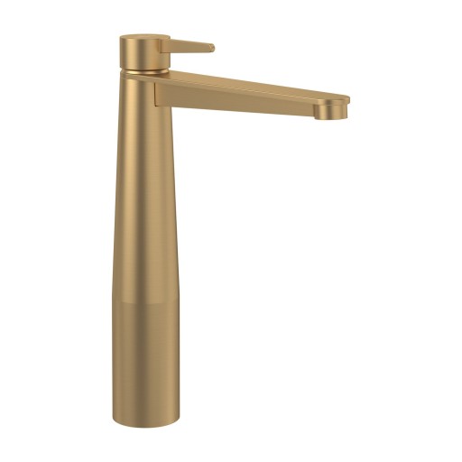 Baterie lavoar Villeroy & Boch Conum pentru lavoare tip bol  ventil click-clack  auriu periat