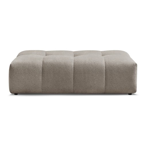 Taburet taupe cu tapițerie din chenille Everest – Bobochic Paris