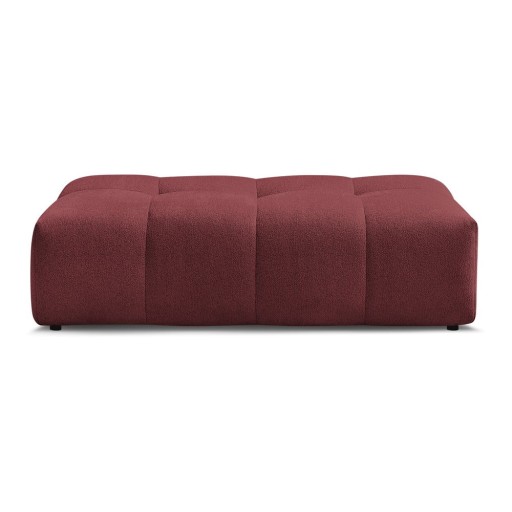 Taburet burgundy cu tapițerie din chenille Everest – Bobochic Paris