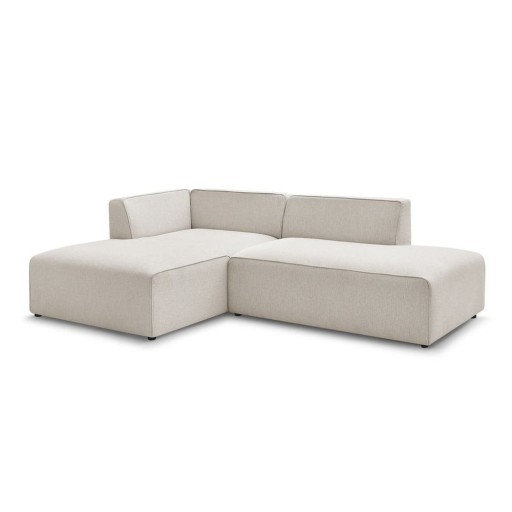 Colțar modular bej (cu colț pe partea stângă/în formă de ”L”) Megeve – Bobochic Paris