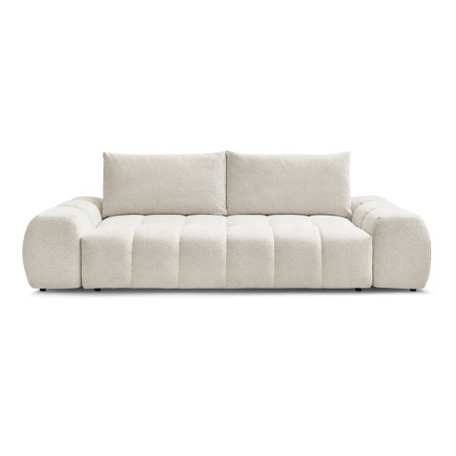 Canapea albă cu tapițerie din chenille 278 cm Everest – Bobochic Paris