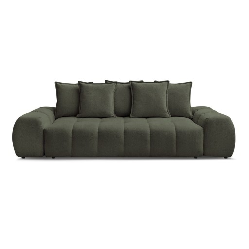 Canapea verde cu tapițerie din chenille 278 cm Everest – Bobochic Paris