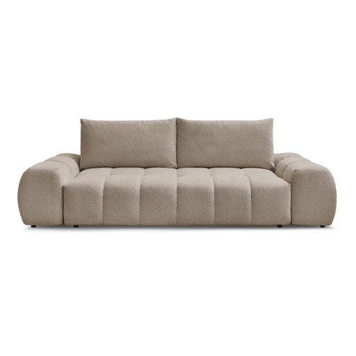 Canapea taupe cu tapițerie din chenille 278 cm Everest – Bobochic Paris
