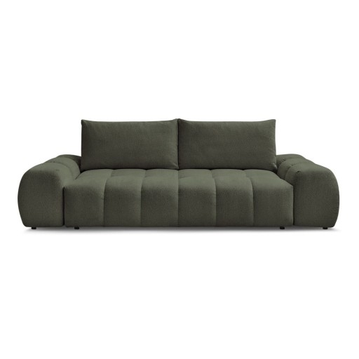 Canapea verde cu tapițerie din chenille 278 cm Everest – Bobochic Paris