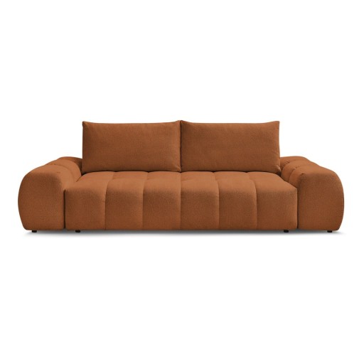 Canapea teracotă cu tapițerie din chenille 278 cm Everest – Bobochic Paris