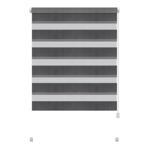 Jaluzea gri închis zi/noapte 97x150 cm Zebra – Gardinia
