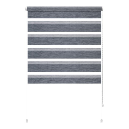 Jaluzea gri antracit zi/noapte 57x150 cm Zebra Silvalin – Gardinia