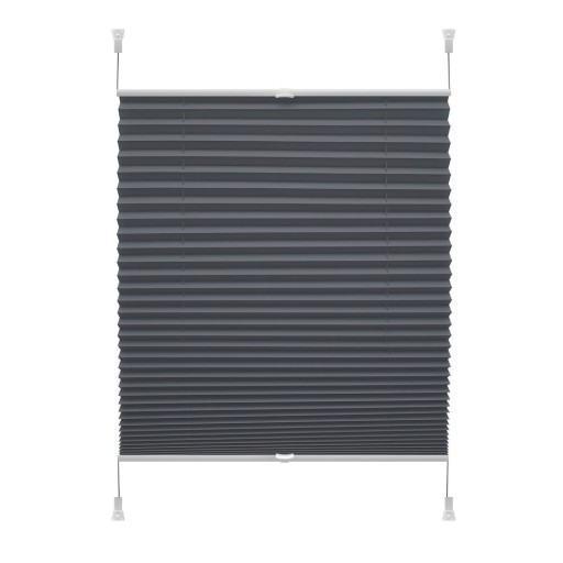 Jaluzea gri antracit 97x150 cm Plisé Verona – Gardinia