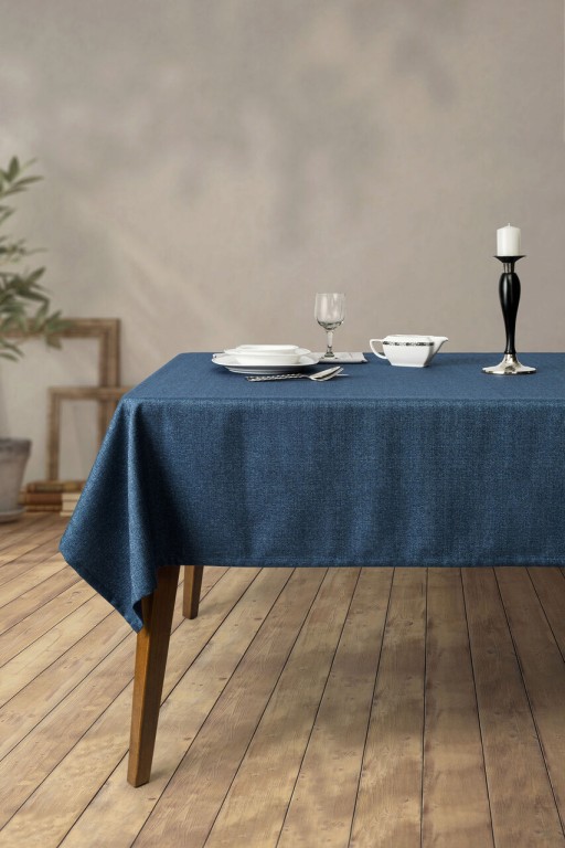 Fata de masa, DC Home - Kitchen, 198DCH1159, Poliester , 150x220 cm, Albastru inchis