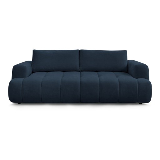 Canapea albastru-închis extensibilă/cu spațiu de depozitare 251 cm Fuji – Bobochic Paris