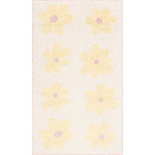 Covor pentru copii galben-fildeș 100x170 cm Dazzy Vanilla – FD