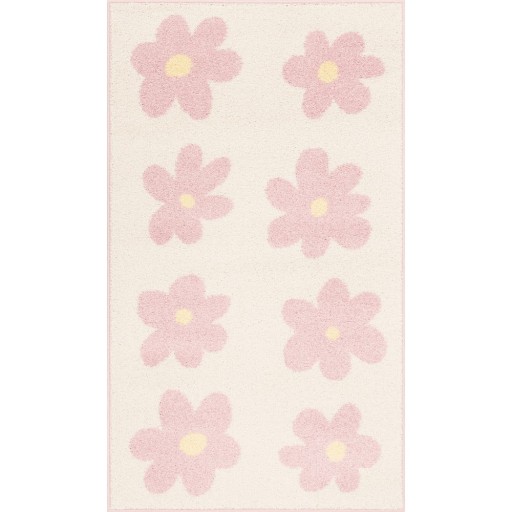 Covor pentru copii roz-fildeș 100x170 cm Dazzy Rose – FD