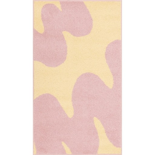 Covor pentru copii galben-roz 100x170 cm Hugsy Vanilla – FD
