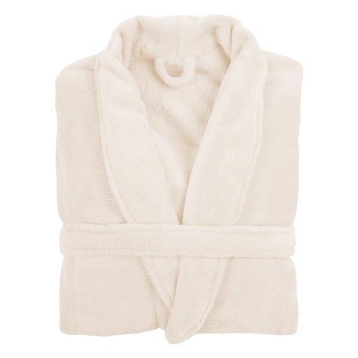 Halat de baie crem L/XL din micropluș Cosy – Tiseco Home Studio