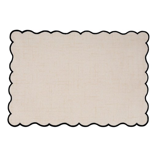 Suport pentru farfurii din amestec de in 30x43 cm Noura – Tiseco Home Studio