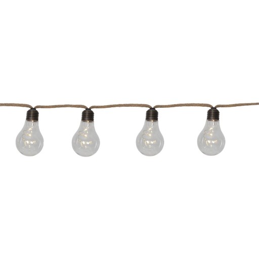 Ghirlandă luminoasă număr becuri 10 buc. cu baterii lungime 225 cm Jutta – Star Trading