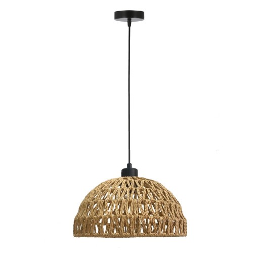 Lustră cu abajur din sfoară din hârtie ø 28 cm Bali – Candellux Lighting
