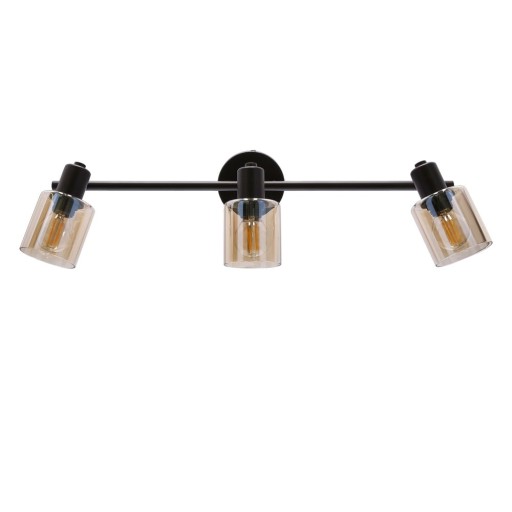 Plafonieră cu abajur din sticlă 9x58 cm Agra – Candellux Lighting