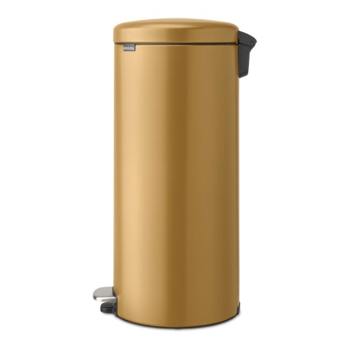 Coș de gunoi auriu cu pedală din oțel 30 l NewIcon – Brabantia