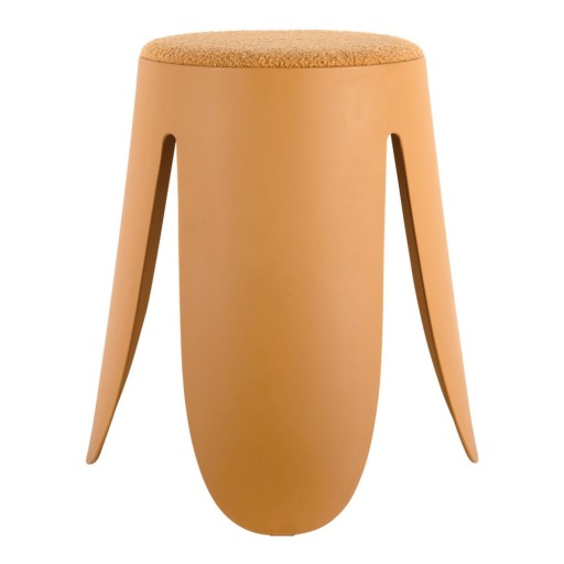Scaun galben ocru din plastic Savor – Leitmotiv