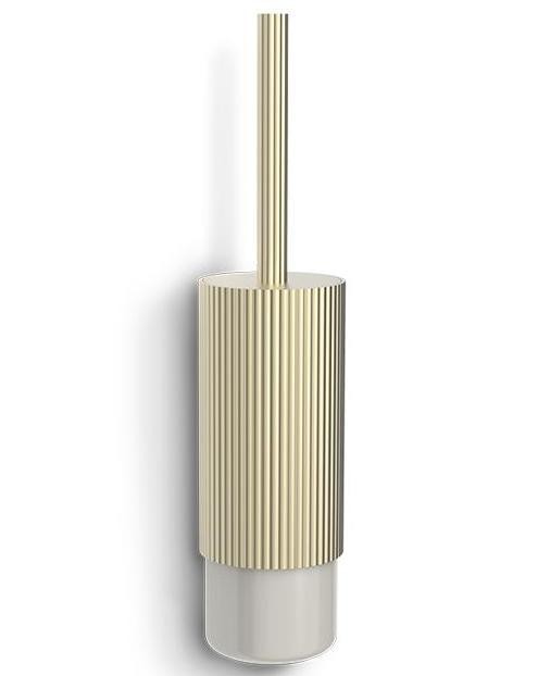 Perie wc cu suport de perete Decor Walther Of.Line WBG Champagne - Schell