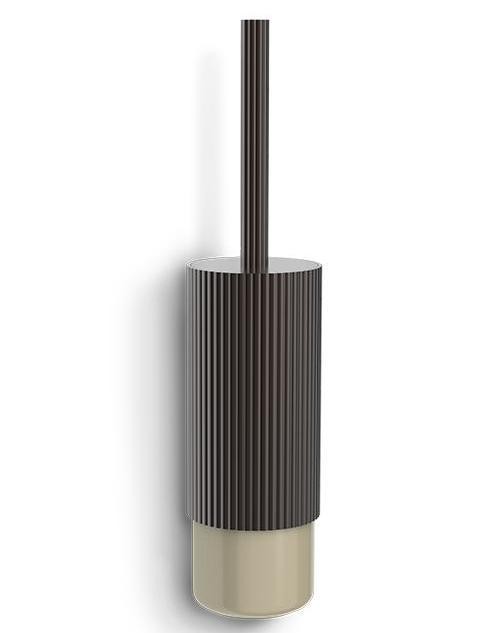 Perie wc cu suport de perete Decor Walther Of.Line WBG Mocca - Dune