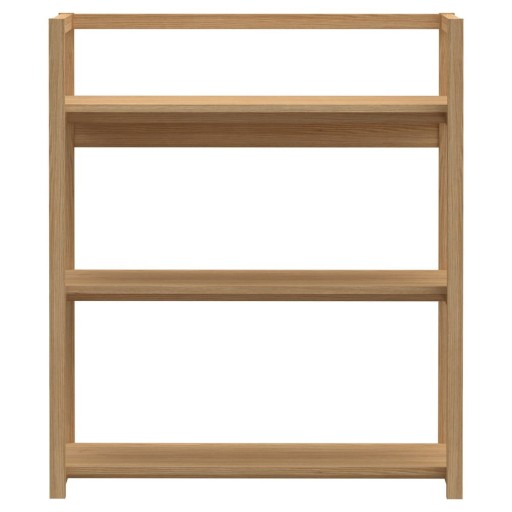 Bibliotecă în culoare naturală cu aspect de lemn de stejar 80x93x40 cm Ludza – Actona
