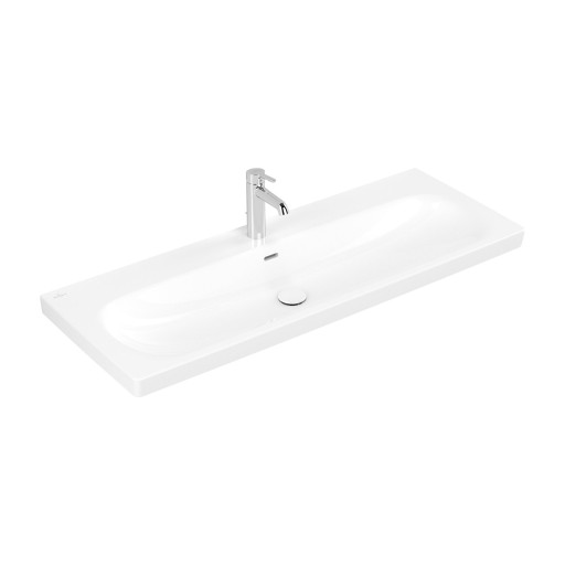 Lavoar Villeroy & Boch Skyla 120x46cm  montare pe mobilier  TitanCeram  alb alpin