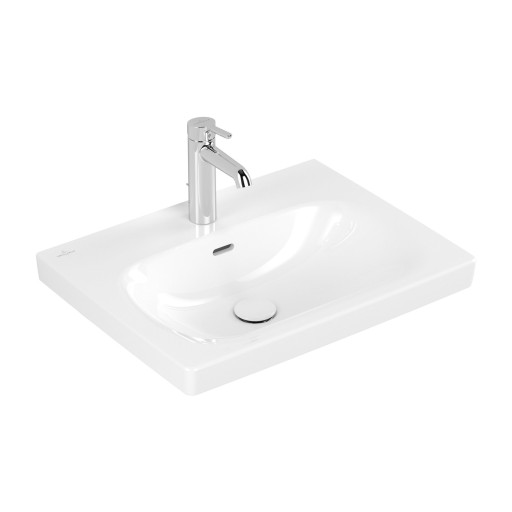 Lavoar Villeroy & Boch Skyla 60x46cm  montare pe mobilier  TitanCeram  alb alpin