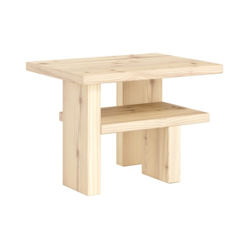 Măsuță auxiliară din lemn de pin 34x45 cm Japan – Karup Design