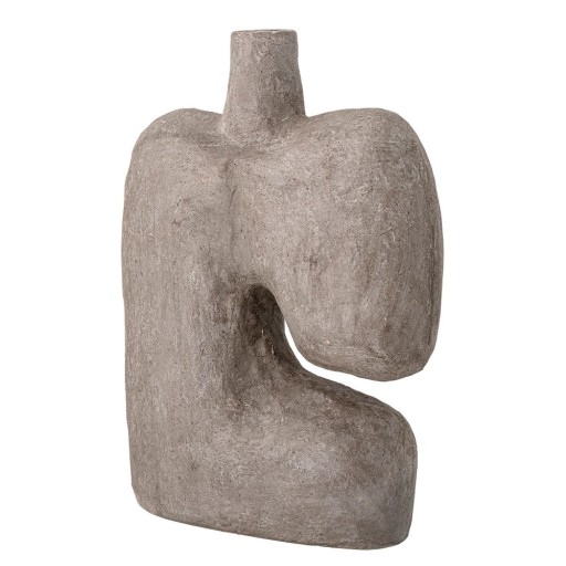 Vază decorativă din hârtie Bloomingville Banael, înălțime 36 cm, gri