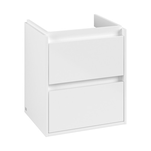 Dulap baza suspendat Villeroy & Boch Skyla cu 2 sertare  522x596mm  Brilliant White
