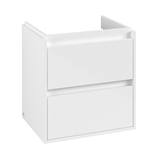 Dulap baza suspendat Villeroy & Boch Skyla cu 2 sertare  572x596mm  Brilliant White