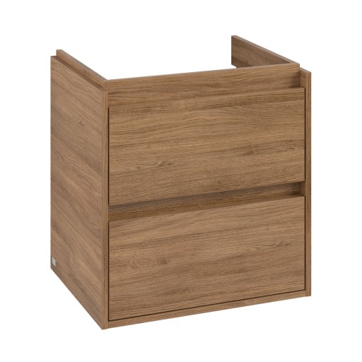 Dulap baza suspendat Villeroy & Boch Skyla cu 2 sertare  572x596mm  Oak Kansas