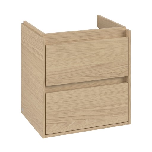 Dulap baza suspendat Villeroy & Boch Skyla cu 2 sertare  572x596mm  Nordik Oak