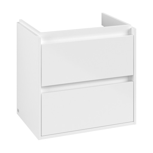 Dulap baza suspendat Villeroy & Boch Skyla cu 2 sertare  622x596mm  Brilliant White