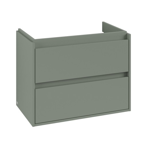 Dulap baza suspendat Villeroy & Boch Skyla cu 2 sertare  772x596mm  Soft Green