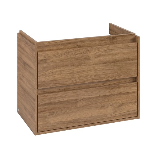 Dulap baza suspendat Villeroy & Boch Skyla cu 2 sertare  772x596mm  Oak Kansas