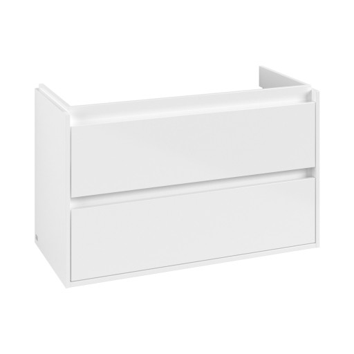 Dulap baza suspendat Villeroy & Boch Skyla cu 2 sertare  972x596mm  Brilliant White