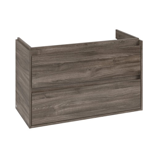 Dulap baza suspendat Villeroy & Boch Skyla cu 2 sertare  972x596mm  Stone Oak