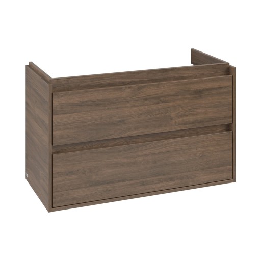 Dulap baza suspendat Villeroy & Boch Skyla cu 2 sertare  972x596mm  Arizona Oak