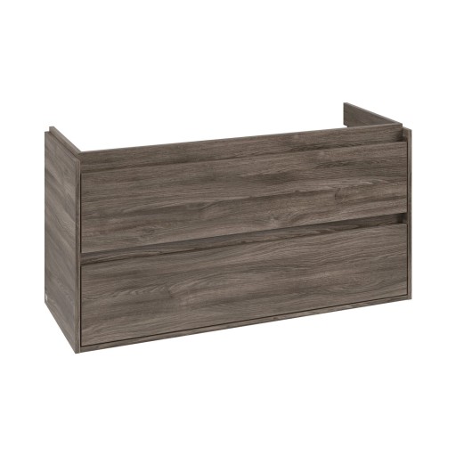 Dulap baza suspendat Villeroy & Boch Skyla cu 2 sertare  1172x596mm  Stone Oak